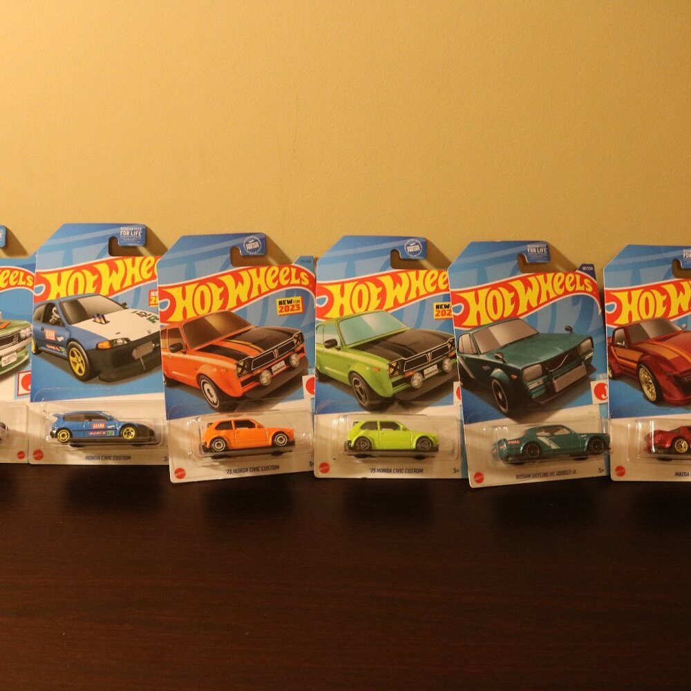 Hot Wheels J-Imports lot of 6 NIP
